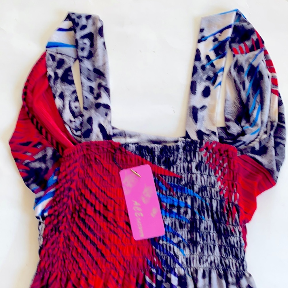 ACE FASHION LONG BACK LEOPARD PRINT DRESS - Picture 7 of 7